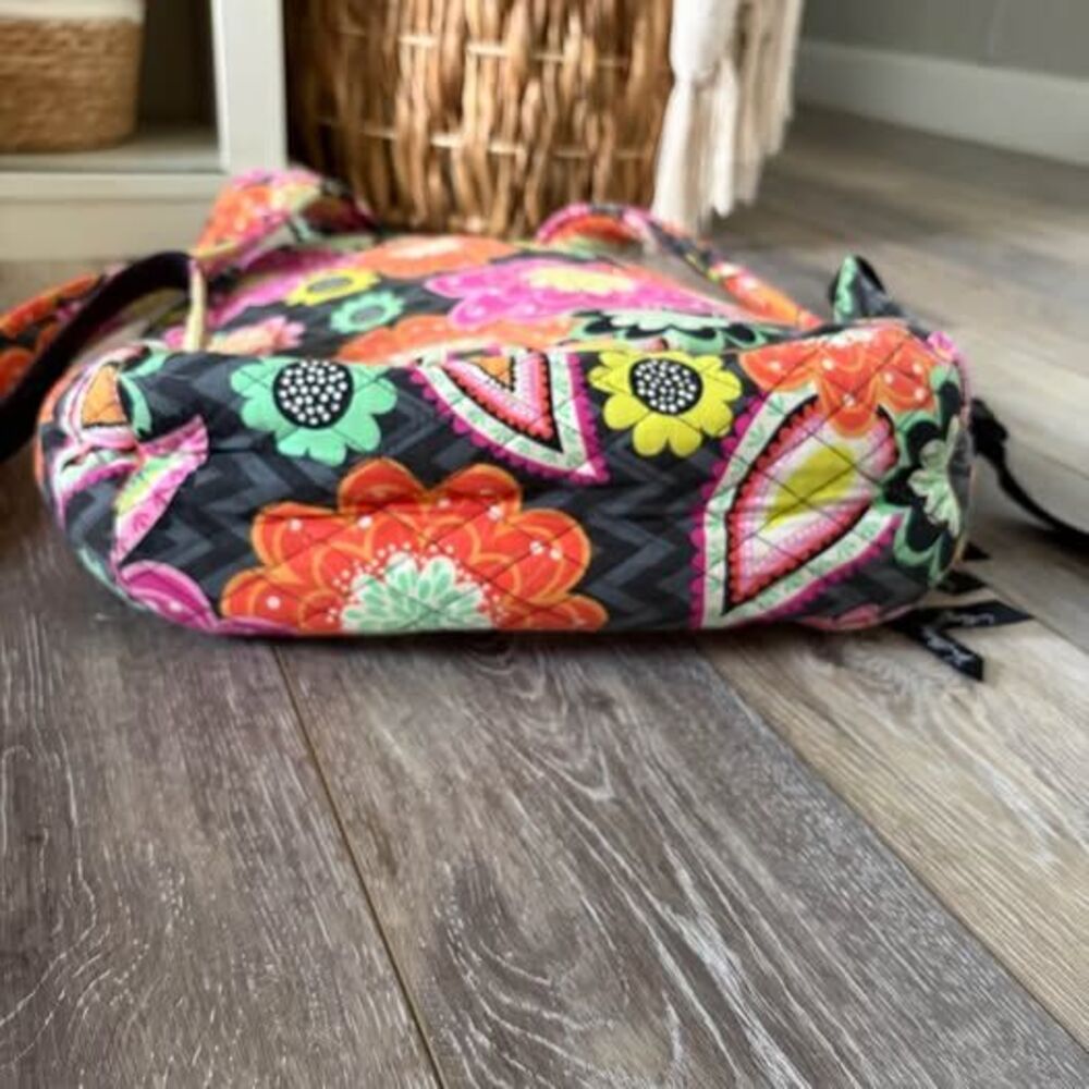 Vera Bradley “Ziggy Zinnia” Floral Paisley Quilted Backpack - Picture 10 of 10